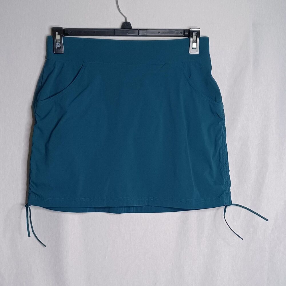 Columbia Skort Womens Medium Blue Athletic Pull On Built In Shorts Hiking